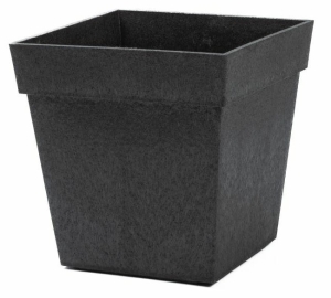 Doniczka czarna SYMPHONY 30x30x33cm Multy Home