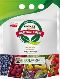 Plonar Active do warzyw i owoców – ekologiczny nawóz granulowany – 3 kg Ekodarpol
