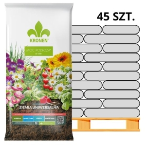 Ziemia uniwersalna bez torfu – Terra Preta – 50 l (paleta 45 szt.) Kronen