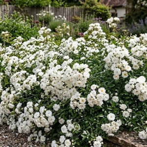 Róża Okrywowa Biała The Fairy White (Rosa Miniature The Fairy White)