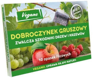 Dobroczynek gruszowy - opaski filcowe Vegano 10 szt.