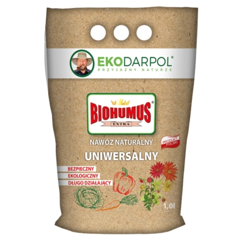 Biohumus Extra SM Sypki Uniwersalny 1 l, Sklep ZielonyOgrodek.jpg