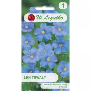 Len trwały, niebieski