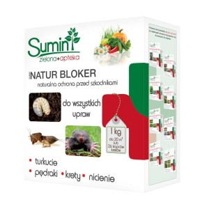 Natur Bloker 1 kg – preparat na pędraki, krety, turkucie, nornice  – Sumin
