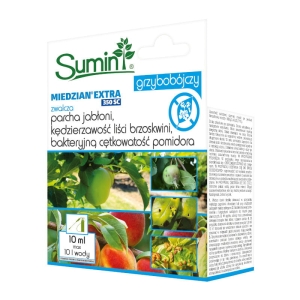 Miedzian Extra 350 SC 10 ml – preparat na choroby warzyw i drzew owocowych – Sumin