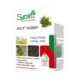 Atut Hobby 25 ml – środek na chwasty i mech – Sumin