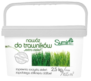 Nawóz Do Trawników "Extra Zieleń" 2,5 kg Sumin